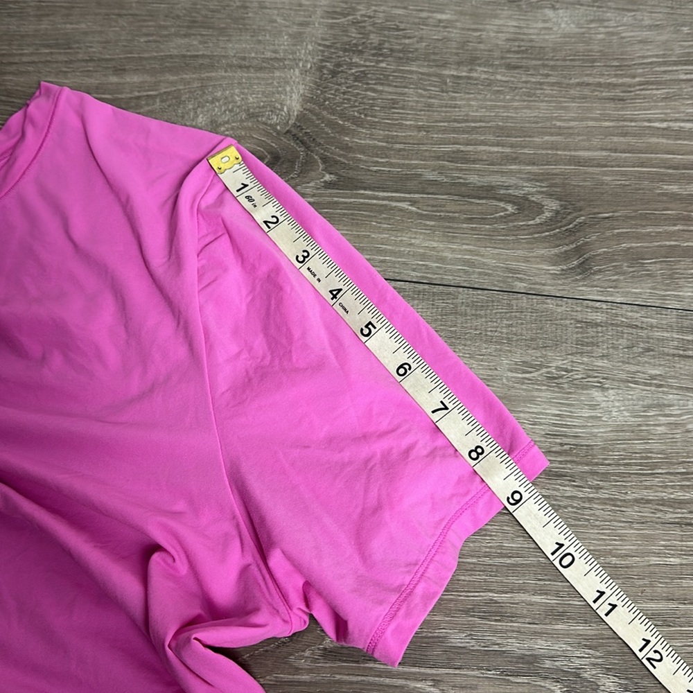 Skims Fits Everybody Super Cropped Tee Pink 4X - Picture 6 of 7